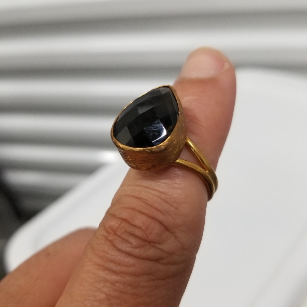 Moroccan RING,24K PLATED. - Picture 4 of 5